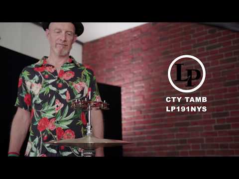 Latin Percussion Tambourine City Hi-Hat Jingle Ring - dobbel rad (LP191NYD)