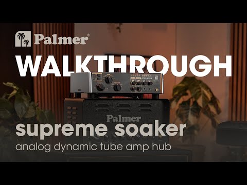Palmer SUPREME SOAKER - Analog dynamisk rørforsterker-hub
