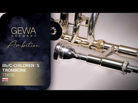 GEWA Ambition TB650 Bb/C-barnebasun, klarlakk