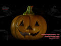 Halloween gresskar med LED 12cm 