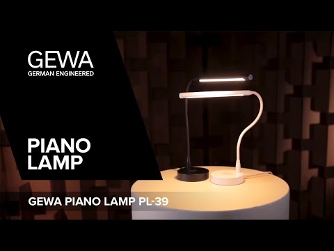 GEWA pianolampe PL-39 - Matt svart