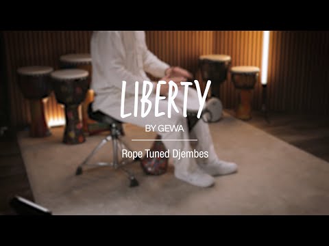 GEWA Djembe Liberty-serien tau-stemt - 7" Ananas