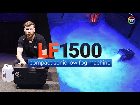 LIGHT4ME LF1500 ultralydsmaskin for tykk røyk + fjernkontroll