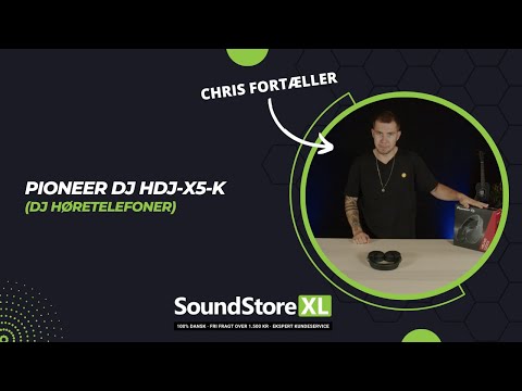 Pioneer DJ HDJ-X5 K DJ-hodetelefoner (Sort)