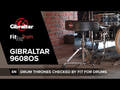Gibraltar trommestol 9000 Series - 9608OS