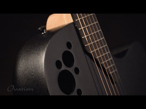 Ovation E-akustisk Gitarer Elite TX Deep Contour Cutaway - Svart teksturert (2078TX-5-G)