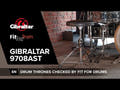 Gibraltar trommestol 9000-serien - 9708AST