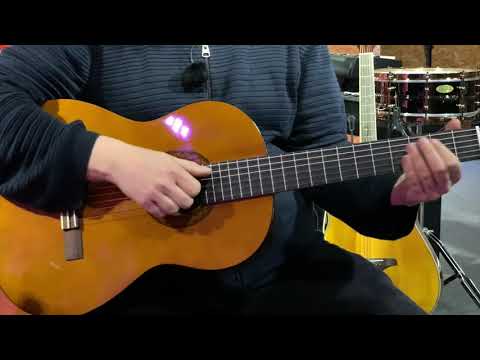 Yamaha C40 klassisk spansk gitar startsett (svart)