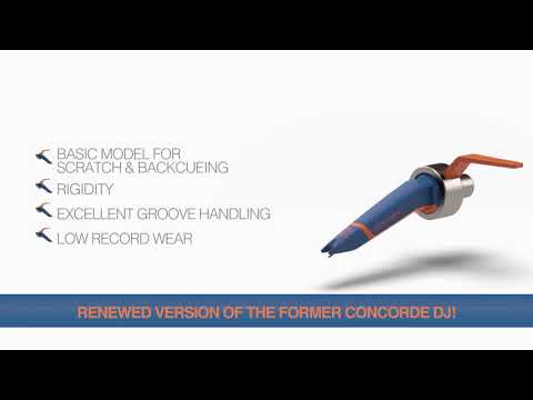 Ortofon Concorde DJ MKII Pick-up Stylus nål tvillingsett
