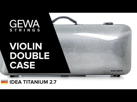 GEWA Fioliner dobbelkoffert Idea 2.7 - Titanium
