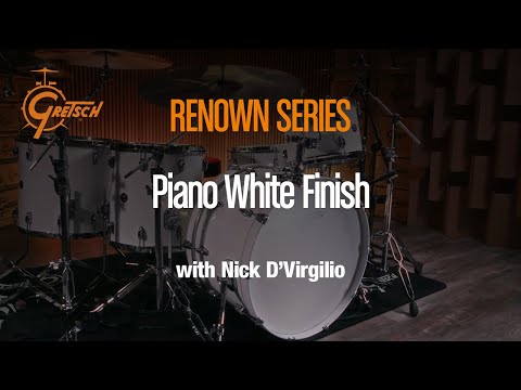 Gretsch Renown Maple shell set 22", Piano White