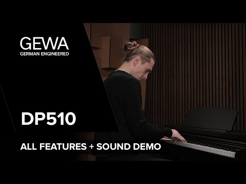 GEWA digitalpiano DP510 - svart matt