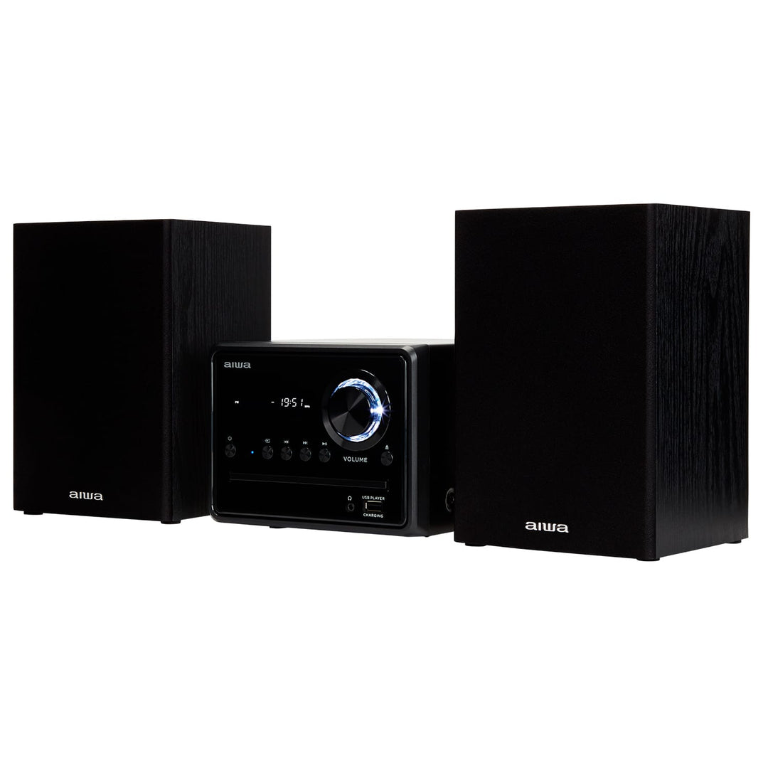 AIWA MCBT-350 Micro Hi-Fi-anlegg 20W med Bluetooth, CD, FM og USB