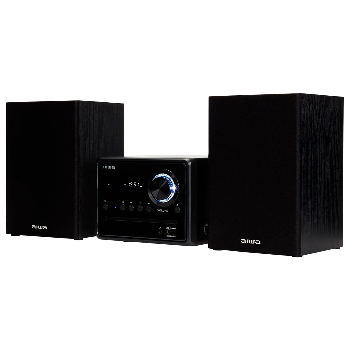 AIWA MCBT-350 Micro Hi-Fi-anlegg 20W med Bluetooth, CD, FM og USB