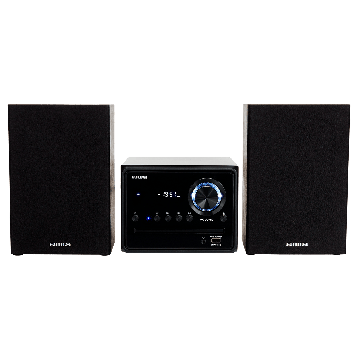 AIWA MCBT-350 Micro Hi-Fi-anlegg 20W med Bluetooth, CD, FM og USB