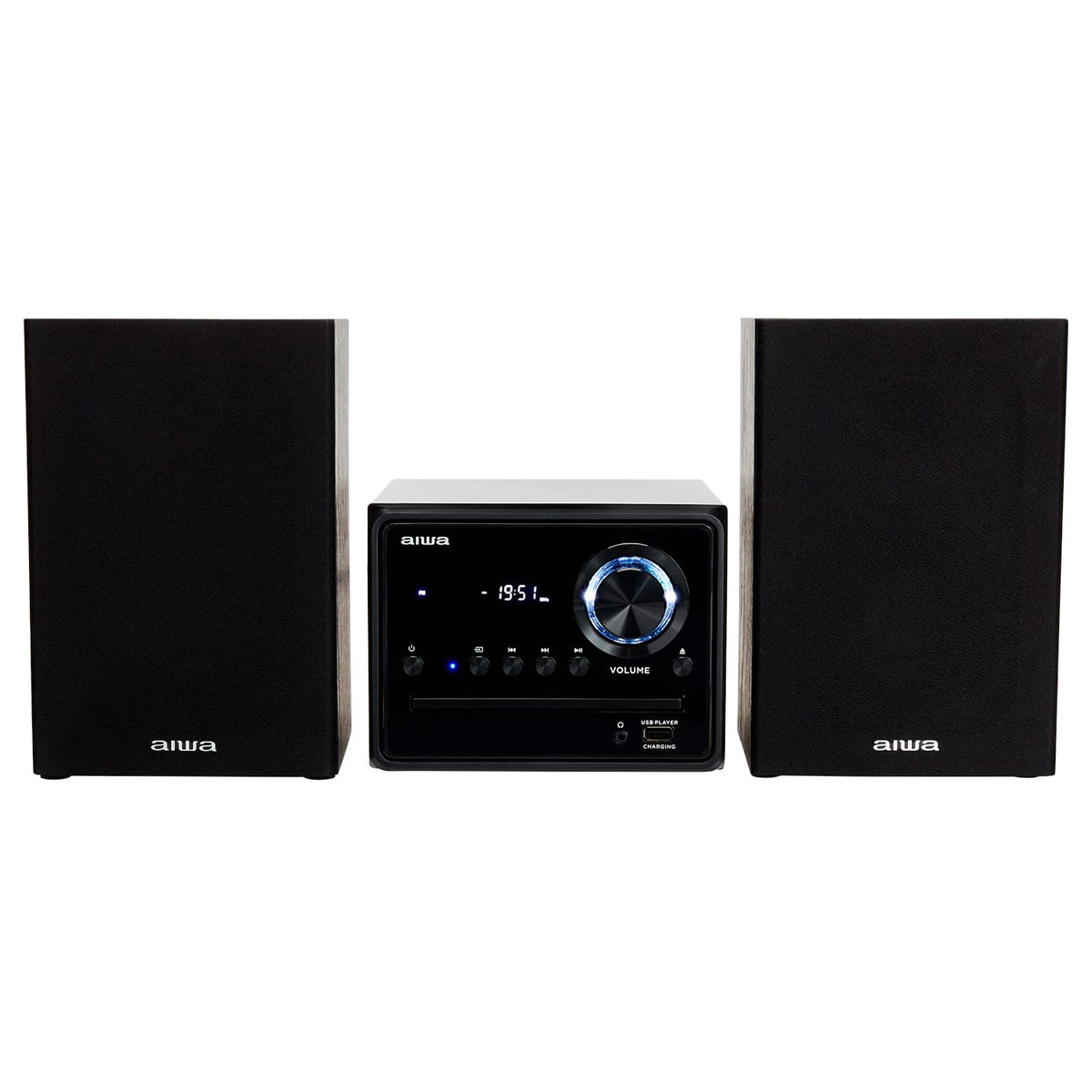 AIWA MCBT-350 Micro Hi-Fi-anlegg 20W med Bluetooth, CD, FM og USB