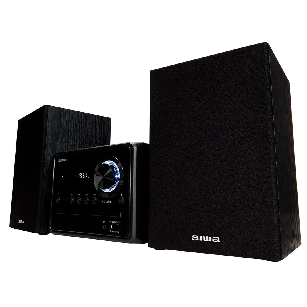 AIWA MCBT-350 Micro Hi-Fi-anlegg 20W med Bluetooth, CD, FM og USB