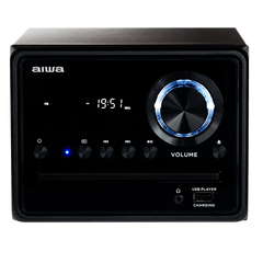 AIWA MCBT-350 Micro Hi-Fi-anlegg 20W med Bluetooth, CD, FM og USB