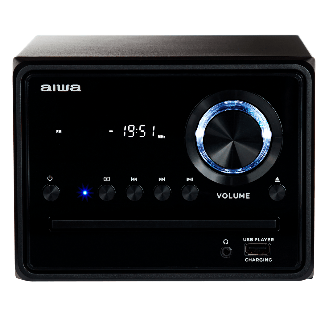 AIWA MCBT-350 Micro Hi-Fi-anlegg 20W med Bluetooth, CD, FM og USB