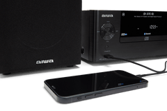 AIWA MCBT-550 Mini Hi-Fi – 50W, Bluetooth, CD og FM