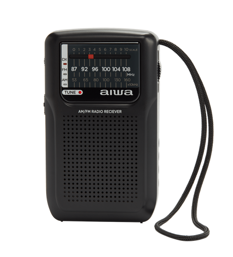 AIWA RS-20 Lommeradio med AM/FM, FM DX og hodetelefoner