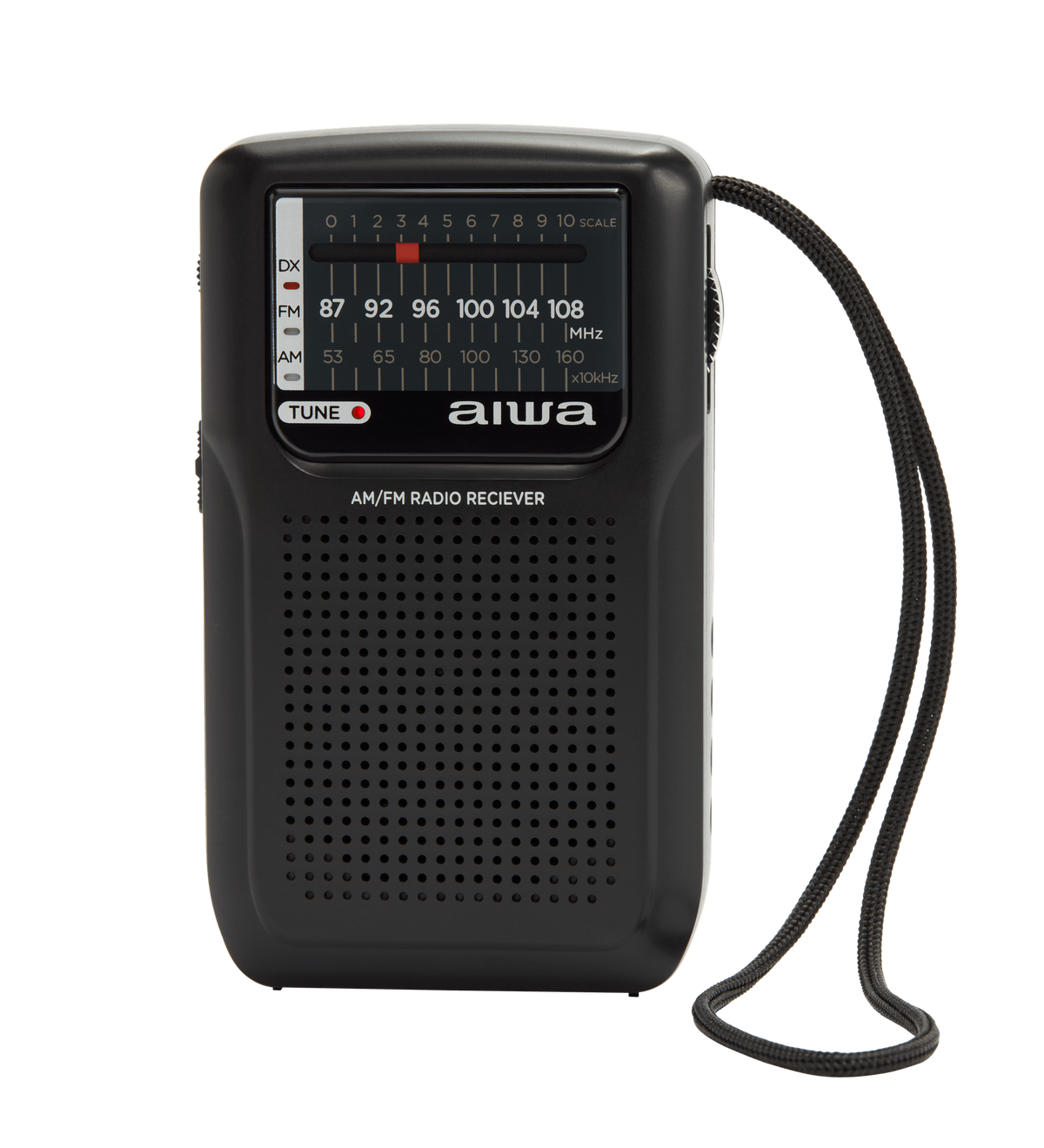 AIWA RS-20 Lommeradio med AM/FM, FM DX og hodetelefoner