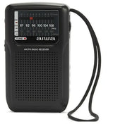 AIWA RS-20 Lommeradio med AM/FM, FM DX og hodetelefoner