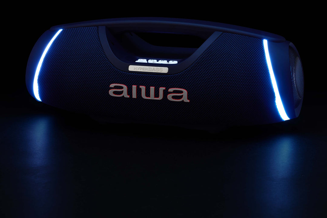 Aiwa SPB-680BL bærbar Bluetooth-høyttaler, blå