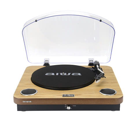 AIWA LPS-25 Platespiller – Bluetooth, USB og FM, trevek.
