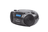 AIWA RC-250 Boombox – CD, kassett, Bluetooth og FM, svart