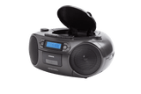 AIWA RC-250 Boombox – CD, kassett, Bluetooth og FM, svart