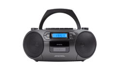AIWA RC-250 Boombox – CD, kassett, Bluetooth og FM, svart