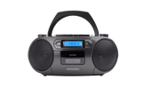 AIWA RC-250 Boombox – CD, kassett, Bluetooth og FM, svart
