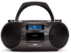 AIWA RC-300 Boombox med CD, kassett, DAB+, Bluetooth og USB, svart