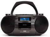 AIWA RC-300 Boombox med CD, kassett, DAB+, Bluetooth og USB, svart