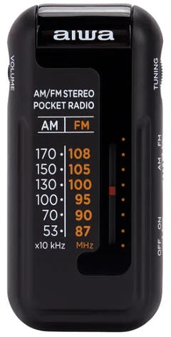 Aiwa RM-10BK bærbar radio, Svart