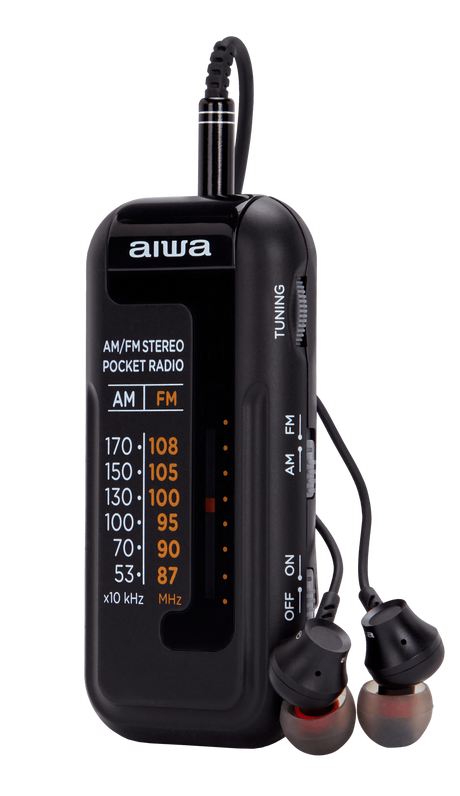Aiwa RM-10BK bærbar radio, Svart