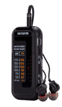 Aiwa RM-10BK bærbar radio, Svart