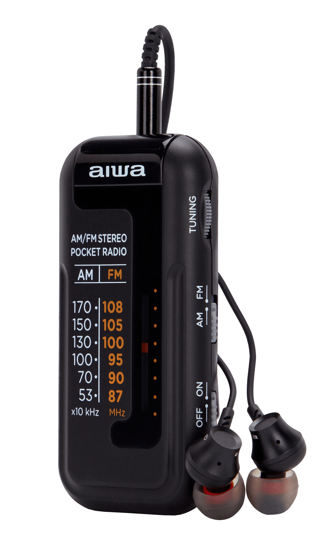 Aiwa RM-10BK bærbar radio, Svart