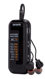 Aiwa RM-10BK bærbar radio, Svart