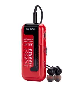 Aiwa RM-10RD bærbar radio, Rød