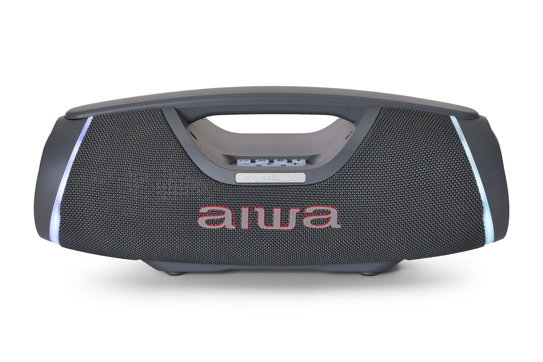 AIWA SPB-680 – 20W bærbar Bluetooth Party-høyttaler med RGB-lys, grå