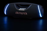 AIWA SPB-680 – 20W bærbar Bluetooth Party-høyttaler med RGB-lys, grå