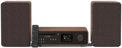 Pure Classic Stereo Hi-Fi System – DAB+, CD, Bluetooth, 100W, Valnøtt