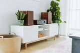 Pure Classic Stereo Hi-Fi System – DAB+, CD, Bluetooth, 100W, Valnøtt