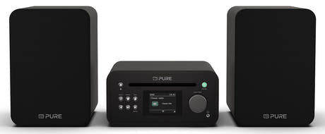 Pure Classic Stereo Mini Hi-Fi System – DAB+, CD, Bluetooth, 40W, Svart