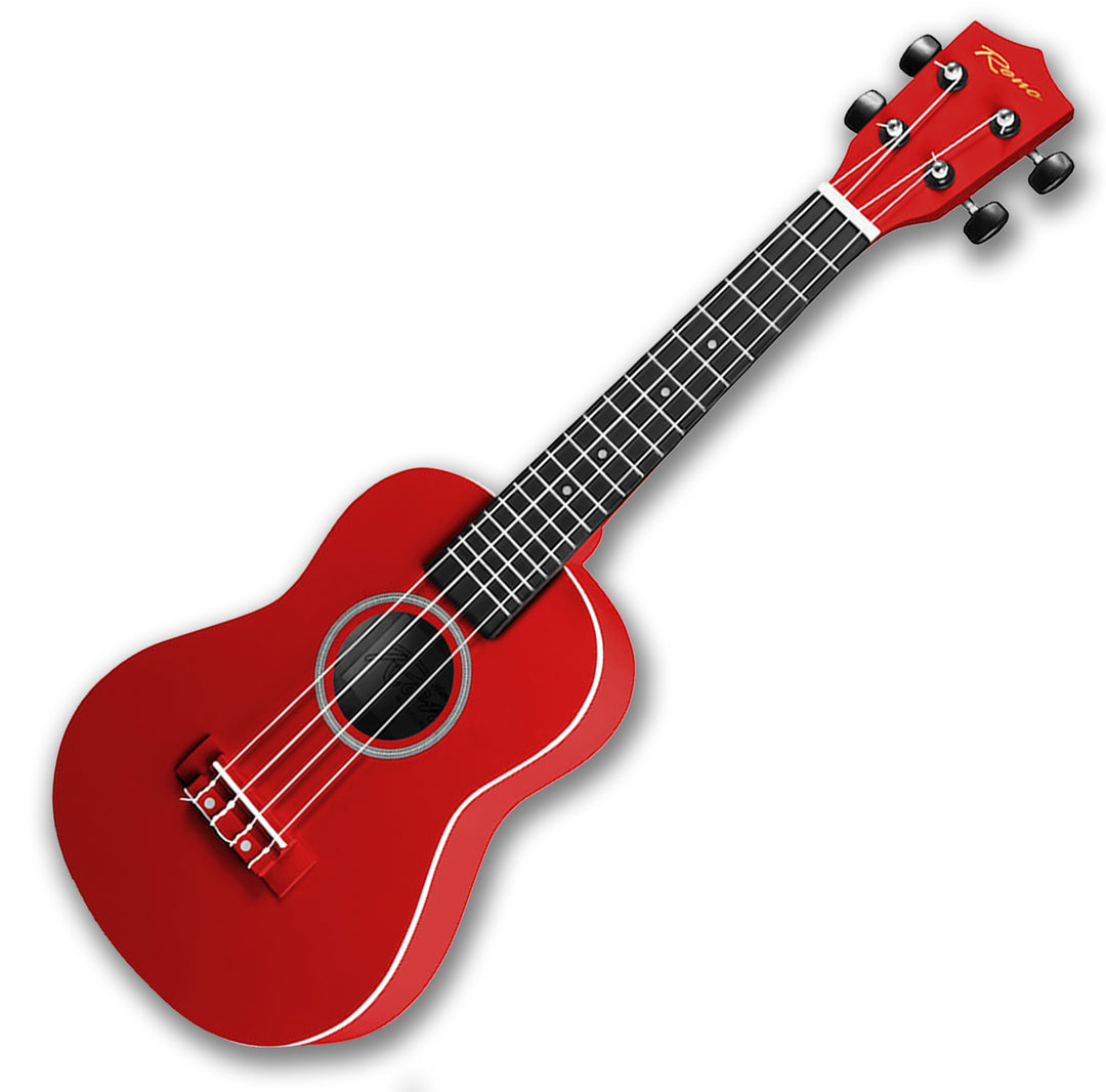 Reno RU300 Grand Concert Ukulele (rød)