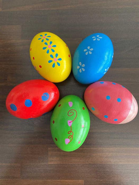 Rytmeegg - Egg shaker - 5 stk pakke