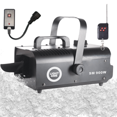 LIGHT4ME SM 900W røykmaskin med fjernkontroll, svart