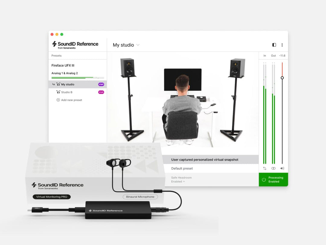 SoundID Reference Virtuell monitorering PRO